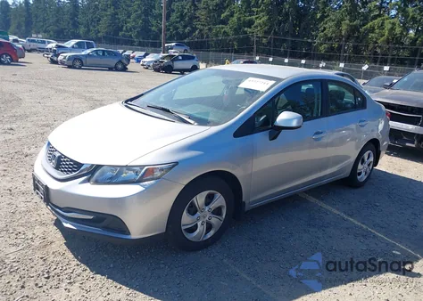 2013 Honda Civic Lx из США, поврежденный, VIN 2HGFB2F50DH559652